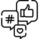 social media de fundal